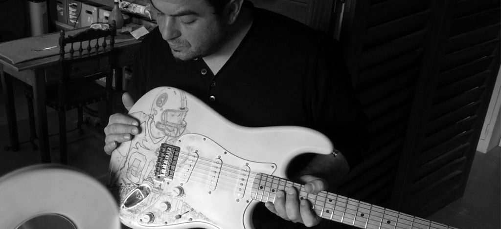 Customisation Fender Stratocaster.
