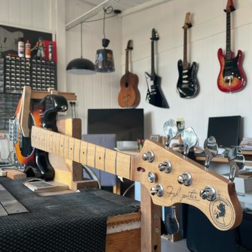 Luthier Ariège: Basse Custom Angel