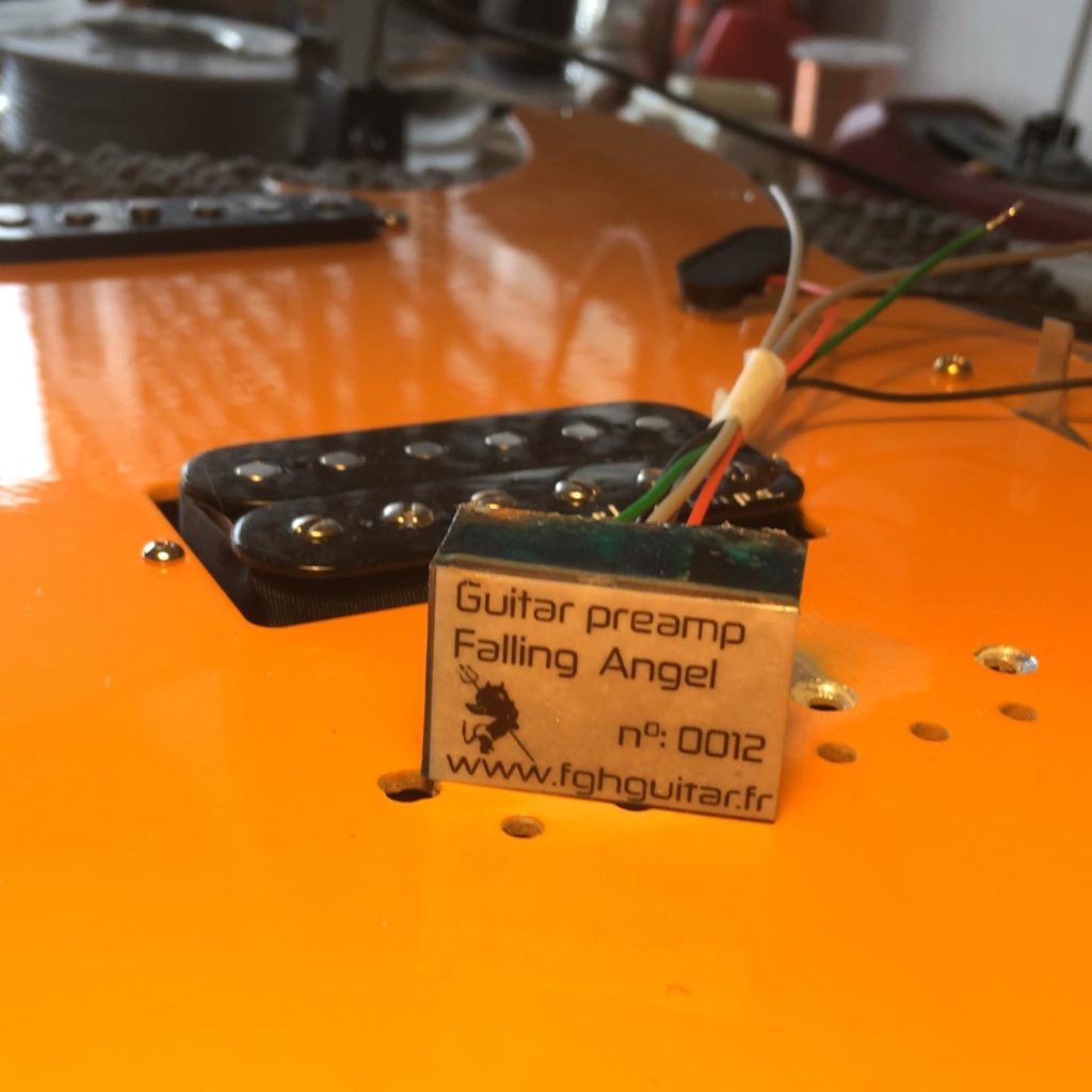 préamplificateur discret guitare fgh guitar