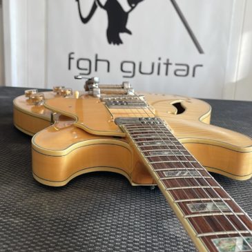 Luthier Ariège: une superbe Ibanez à l&rsquo;atelier fgh guitar.