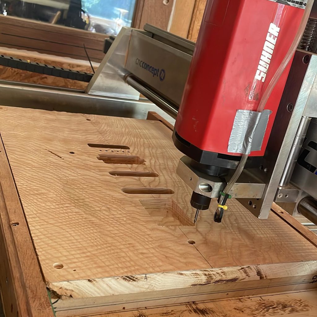 stratocaster custom angel fgh guitar usinage cnc