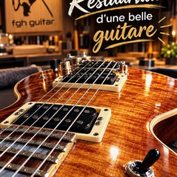 Luthier Ariège-Aude, restauration d&rsquo;une magnifique Les Paul!